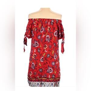 MY MICHELLE Short Sleeve Boho Floral Blouse or Dress Size XL